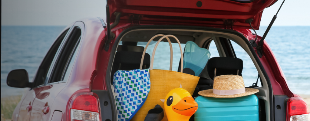Auto mit Urlaubsgepäck