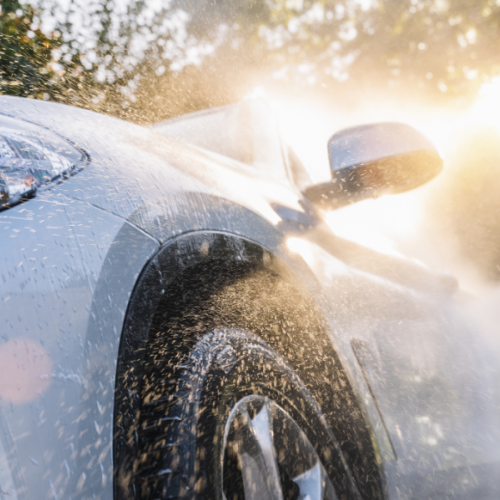 Auto in Sonne