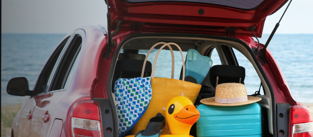 Auto mit Urlaubsgepäck